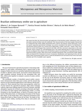 Brazilian sedimentary zeolite use in agriculture | Zeolife.gr